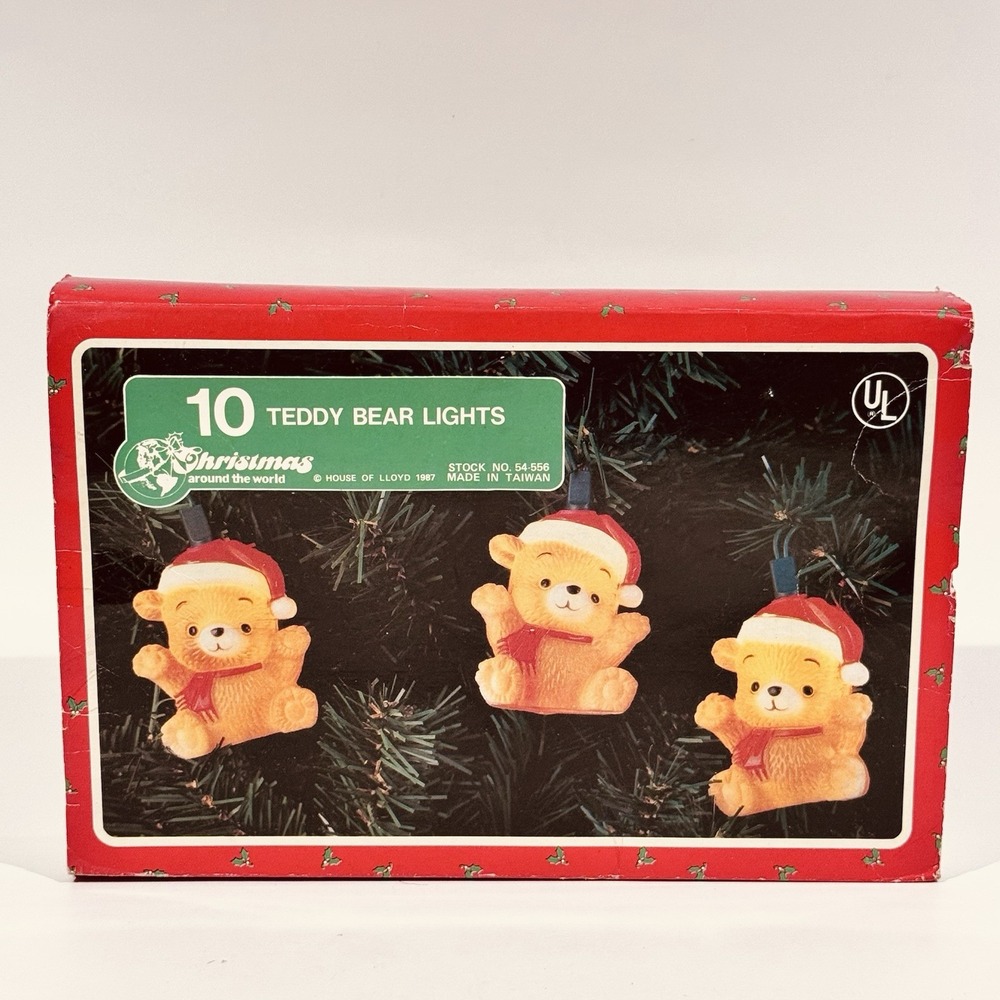 Vintage House of Lloyd 10 Teddy‎ Bear Molded Light Covers No 54-556 - Molds Only